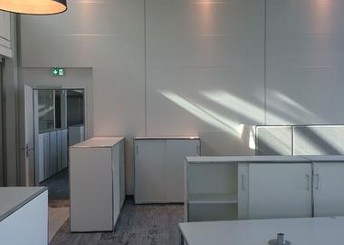 Schuhhaus Wortmann, Ecophon Akustik-Wandverkleidungen in neuen Loftbüros